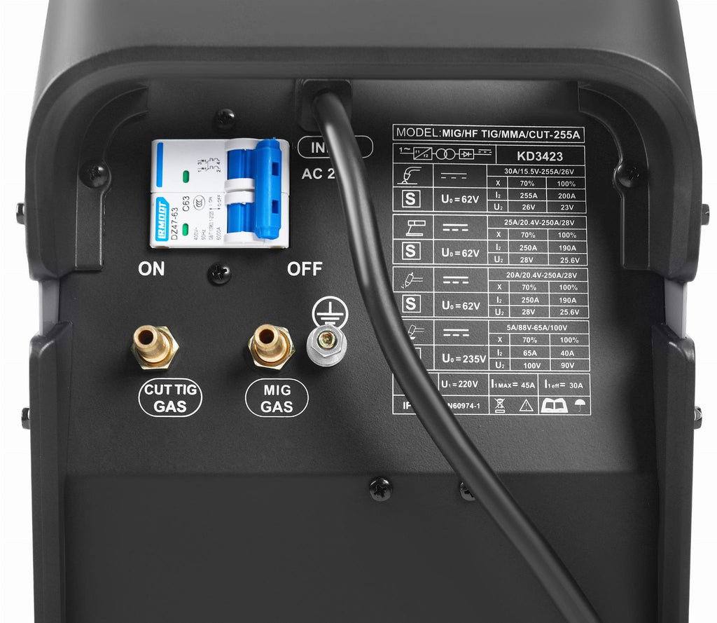 Aparat de Sudura 5 in 1 , Mig-mag, Mma, Tig-hf, Pasma, Kraft&Dele KD3423