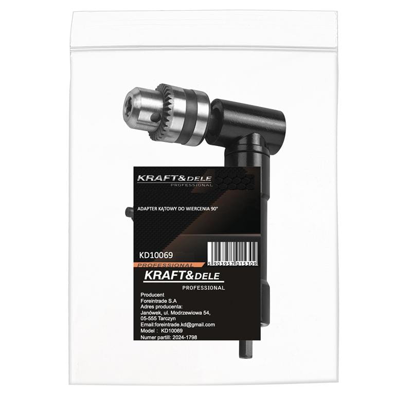 Adaptor Atasament pentru Gaurire la Unghi, Kraft&Dele KD10069