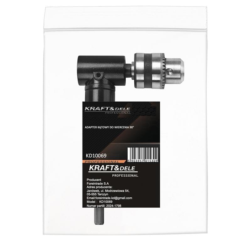 Adaptor Atasament pentru Gaurire la Unghi, Kraft&Dele KD10069