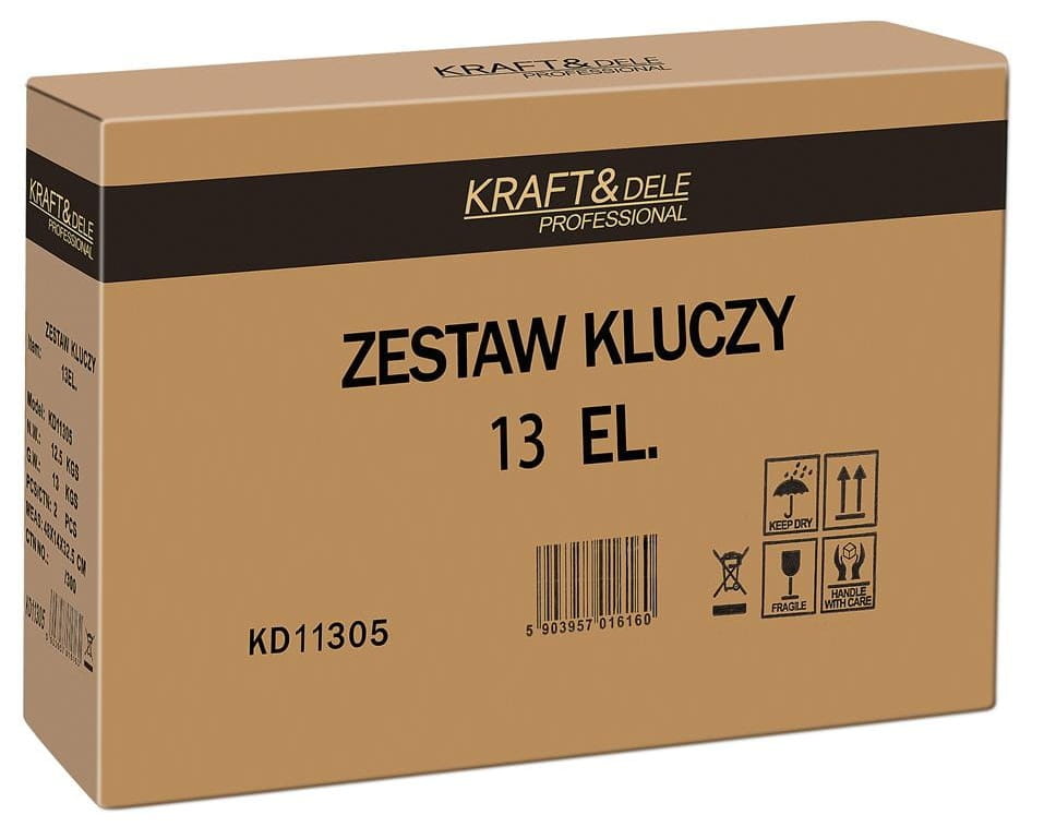 Chei Combinate cu Clichet, 13 Buc 8-32 mm, Kraft&Dele KD11305