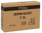 Chei Combinate cu Clichet, 13 Buc 8-32 mm, Kraft&Dele KD11305