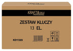 Chei Combinate cu Clichet, 13 Buc 8-32 mm, Kraft&Dele KD11305