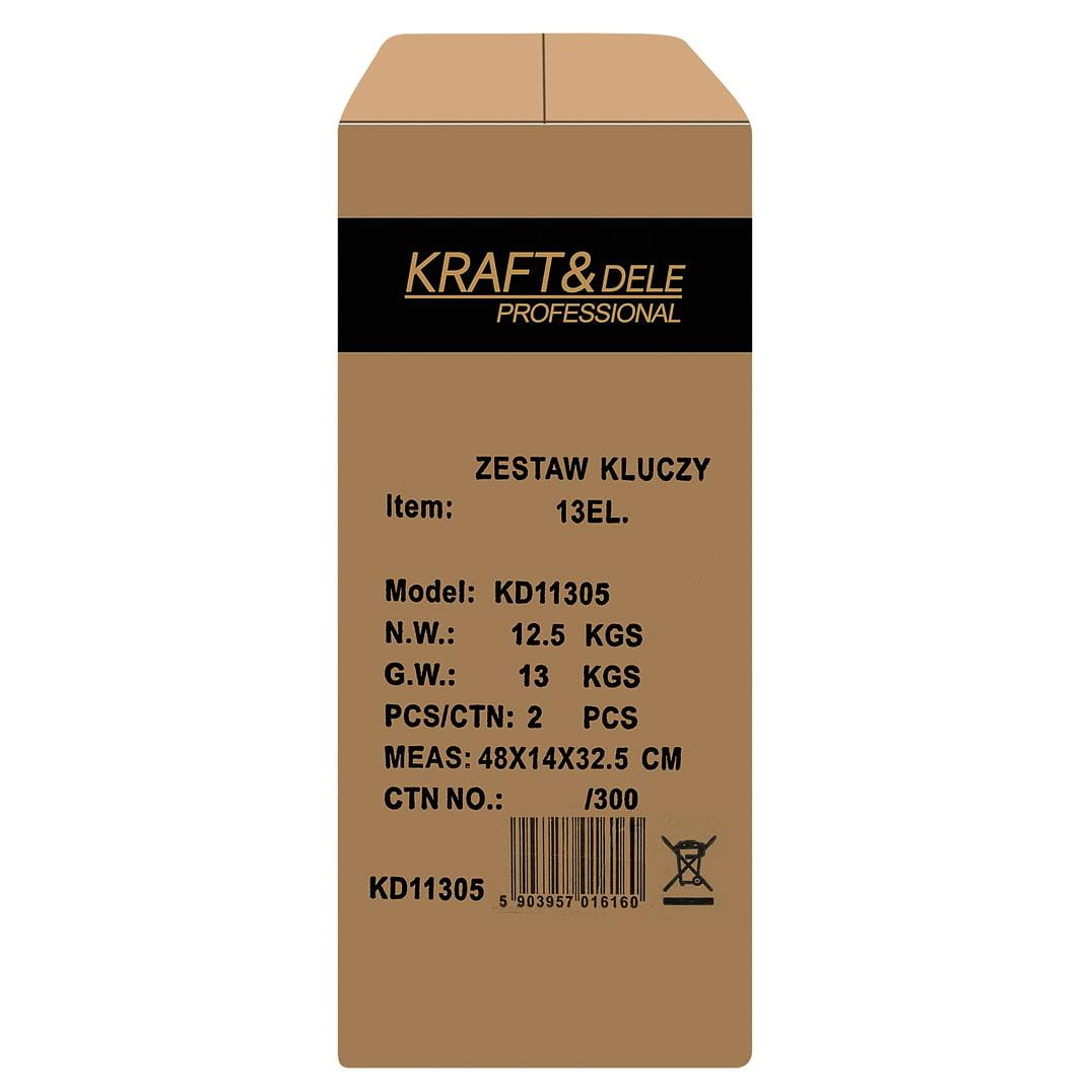 Chei Combinate cu Clichet, 13 Buc 8-32 mm, Kraft&Dele KD11305