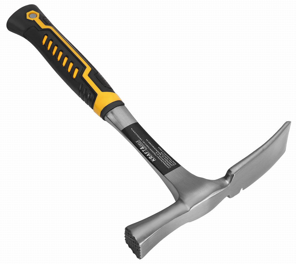Ciocan de Zidarie Lat cu Coada Metalica 600g 33cm, Kraft&Dele KD265