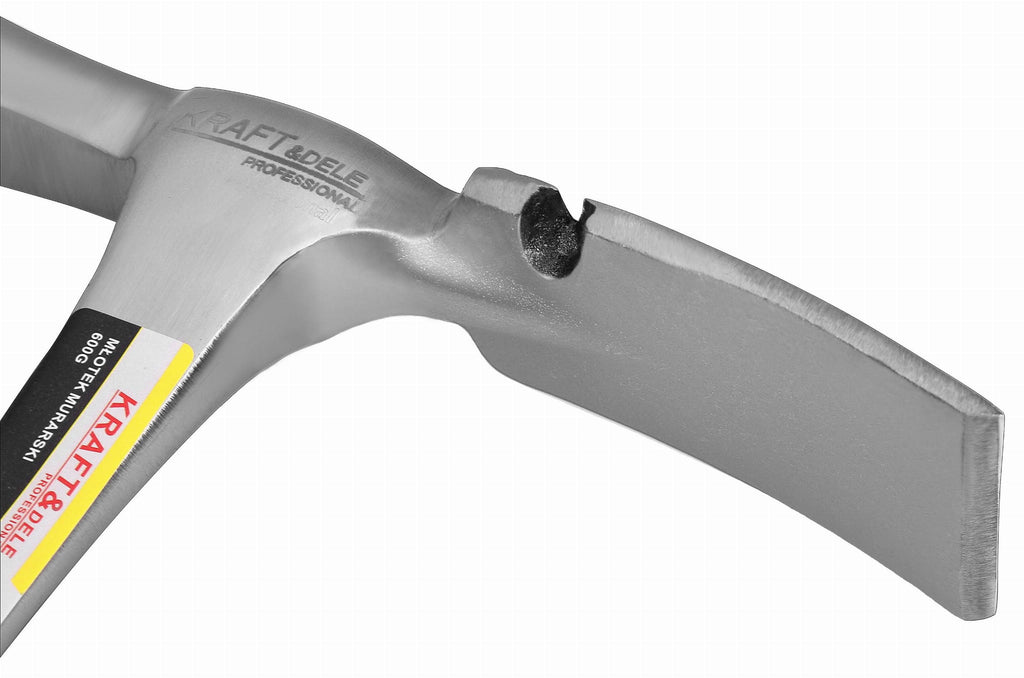 Ciocan de Zidarie Lat cu Coada Metalica 600g 33cm, Kraft&Dele KD265