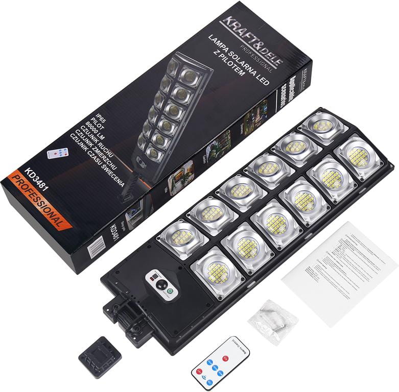 Lampa Solara 1700W , 80000lm, Kraft&Dele KD3481