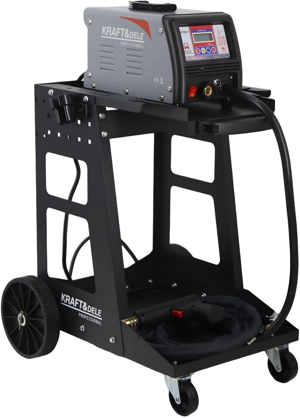 Aparat Sudura Punct Spotter 4200A 220V 9 Moduri cu Carucior, Kraft&Dele KD5992_2K