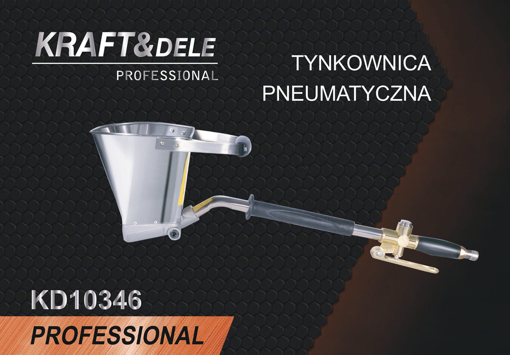 Masina de Tencuit Pneumatica, Kraft&Dele KD10346