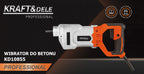 Vibrator Beton 1300W 230V 4000/min, Kraft&Dele KD10855 - imaginea 14