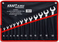 Set Chei Combinate 12 Piese 6-22 mm Otel CRV, Kraft&Dele KD10931