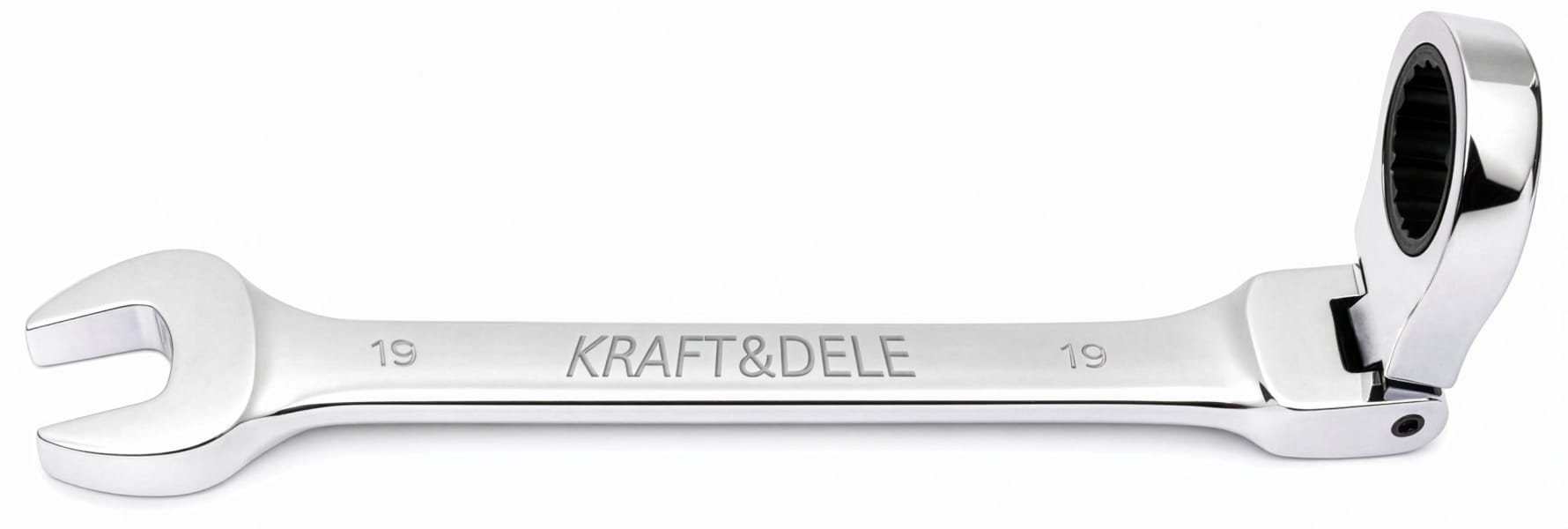 Chei Combinate Fixe-inelare cu Clichet Articulate 12 Bucati, Kraft&Dele KD10947