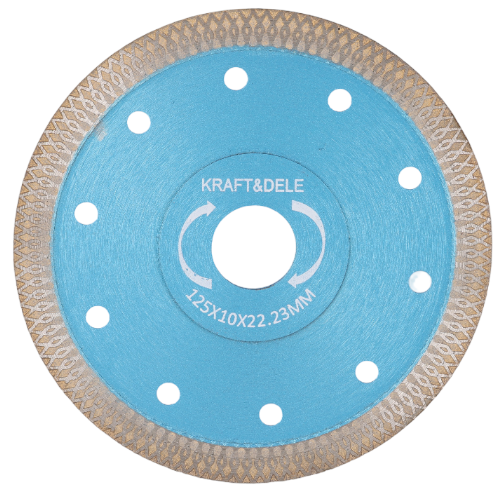 Disc Diamantat 125mm 1.5mm Taiere Gresie Faianta, Kraft&Dele KD1959