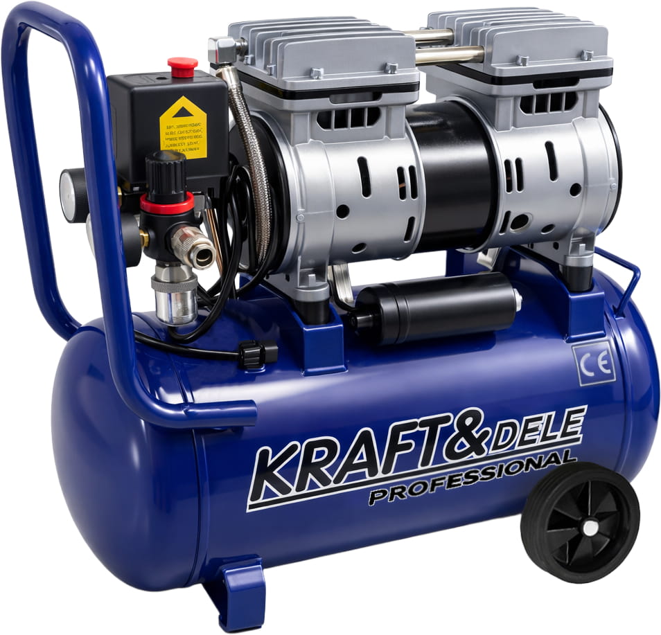 Compresor Aer fara Ulei 1200W 24L 220L/min, Kraft&Dele KD4099