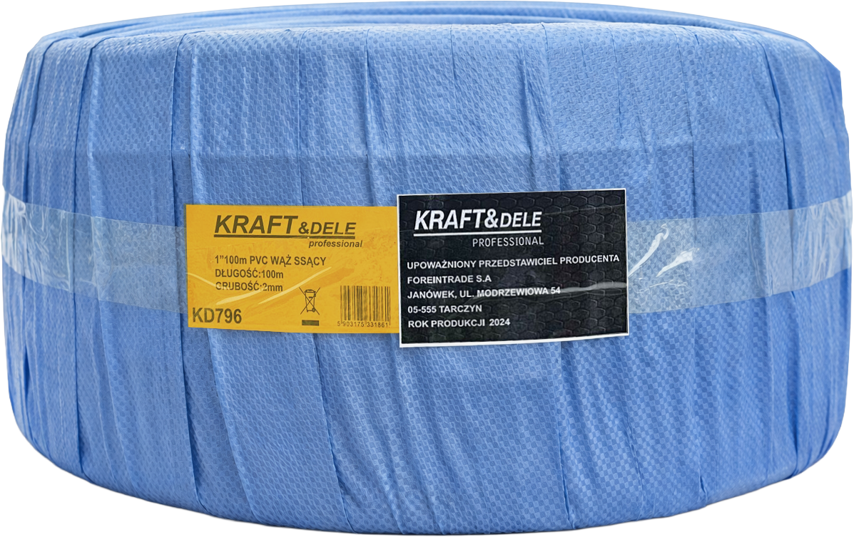 Furtun de Aspiratie 1 Tol 100m, Kraft&Dele KD796