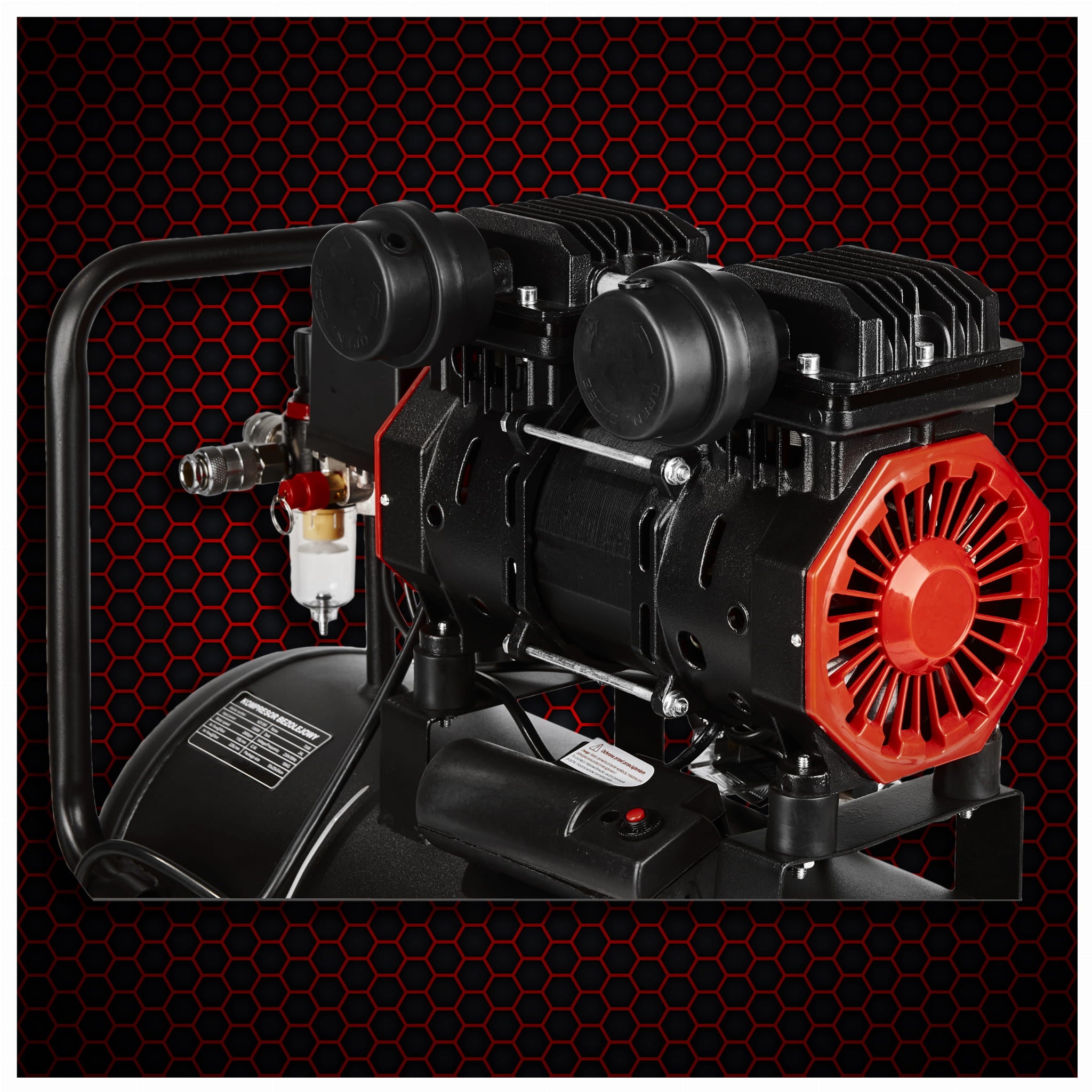 Compresor fara Ulei Silentios , 24L / 1390W X 1 , 220l/M, Kraft&Dele KD1385