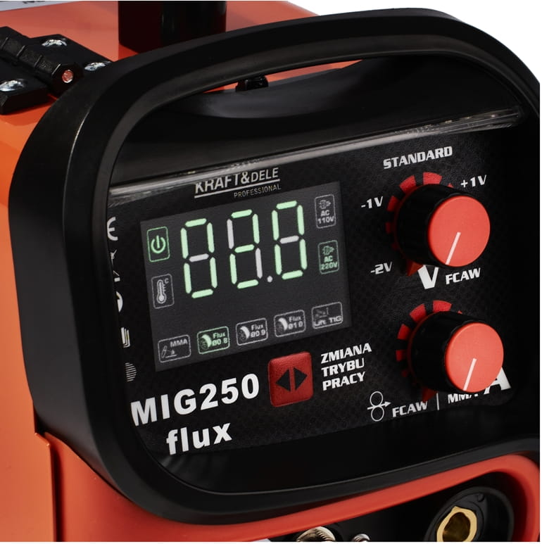 Aparat de Sudura 250A - MIG / MMA / LIFT TIG 3in1, Kraft&Dele KD1875