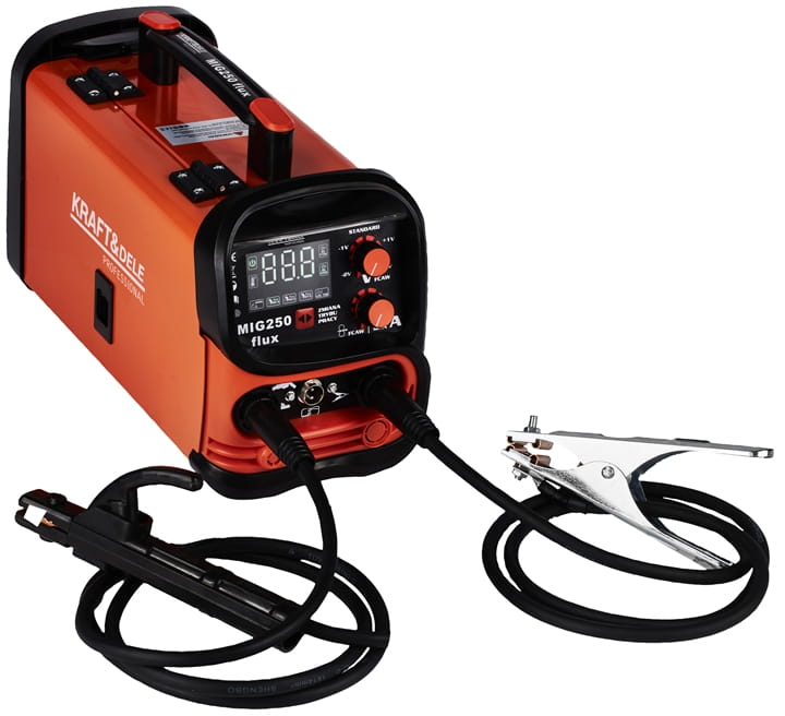 Aparat de Sudura 250A - MIG / MMA / LIFT TIG 3in1, Kraft&Dele KD1875