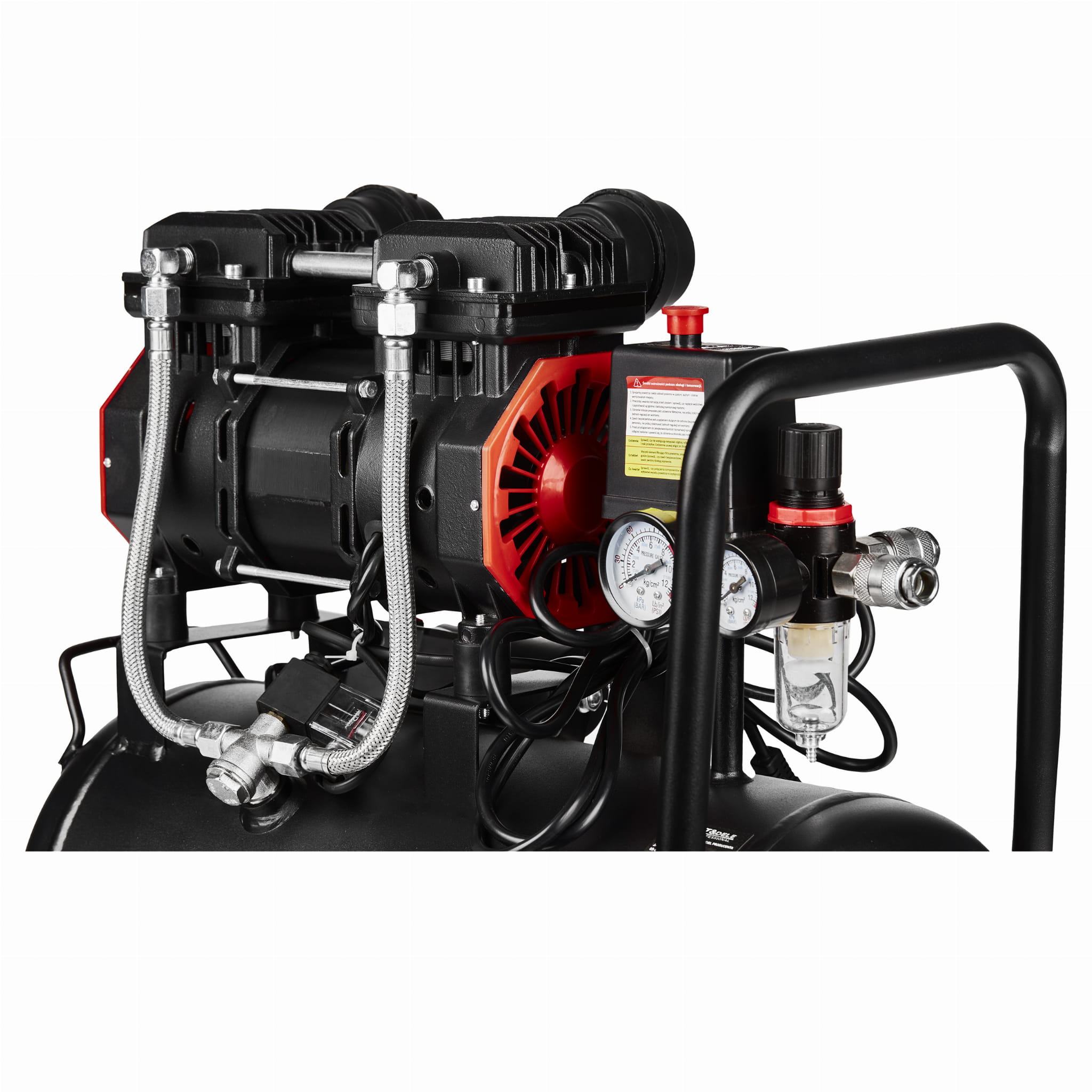 Compresor fara Ulei Silentios , 24L / 1390W X 1 , 220l/M, Kraft&Dele KD1385