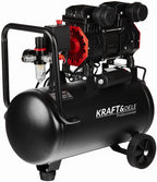 Compresor Aer Silentios fara Ulei 1390W 24L 8bar 220L/min, Kraft&Dele KD1385