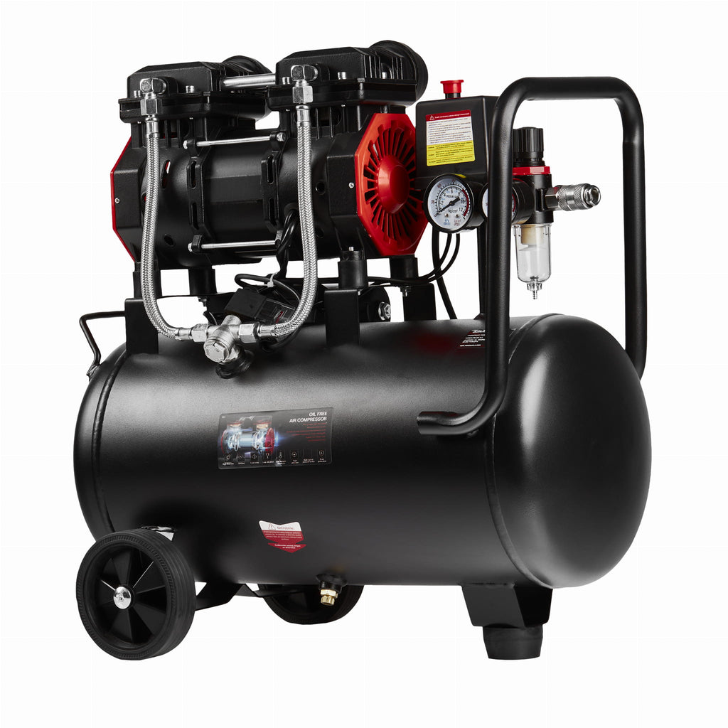 Compresor fara Ulei Silentios , 24L / 1390W X 1 , 220l/M, Kraft&Dele KD1385