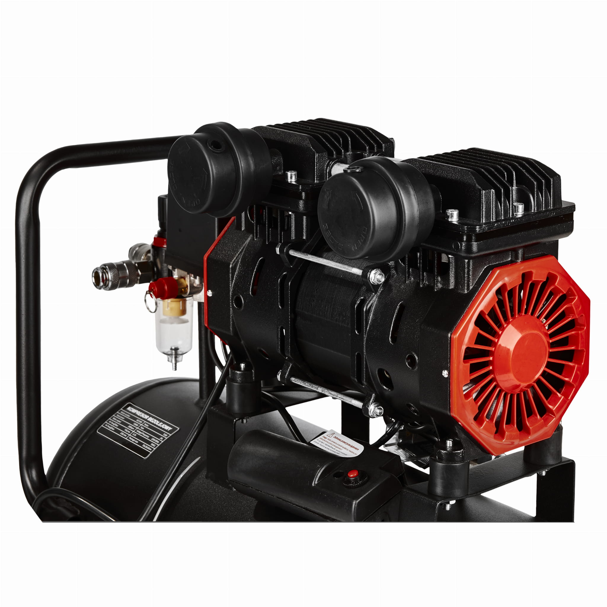 Compresor fara Ulei Silentios , 24L / 1390W X 1 , 220l/M, Kraft&Dele KD1385