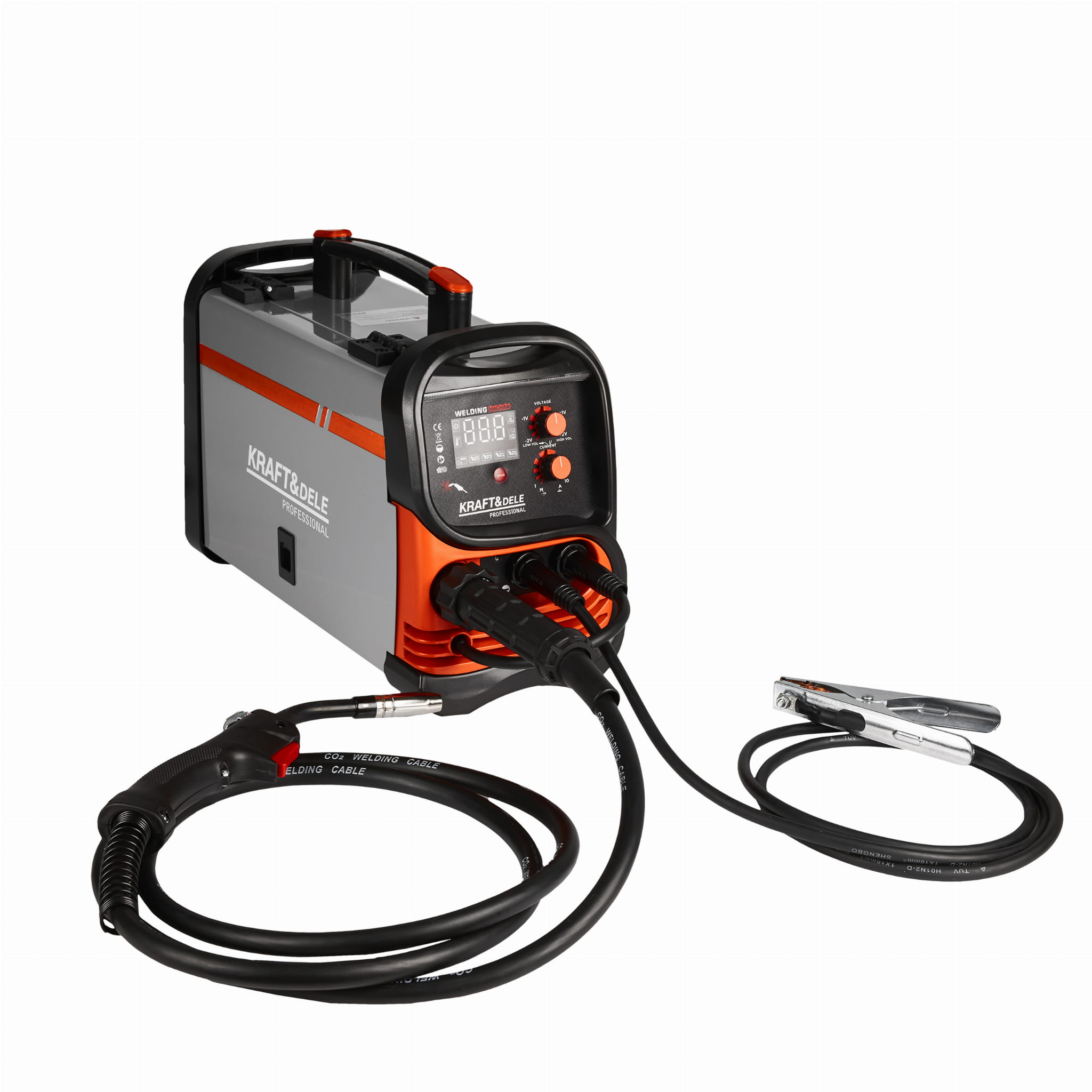 Aparat de Sudura IGBT - FLUX / MIG / MMA / TIG , Euroconector, Kraft&Dele KD1883