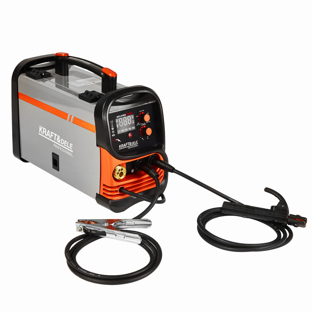Aparat de Sudura IGBT - FLUX / MIG / MMA / TIG , Euroconector, Kraft&Dele KD1883