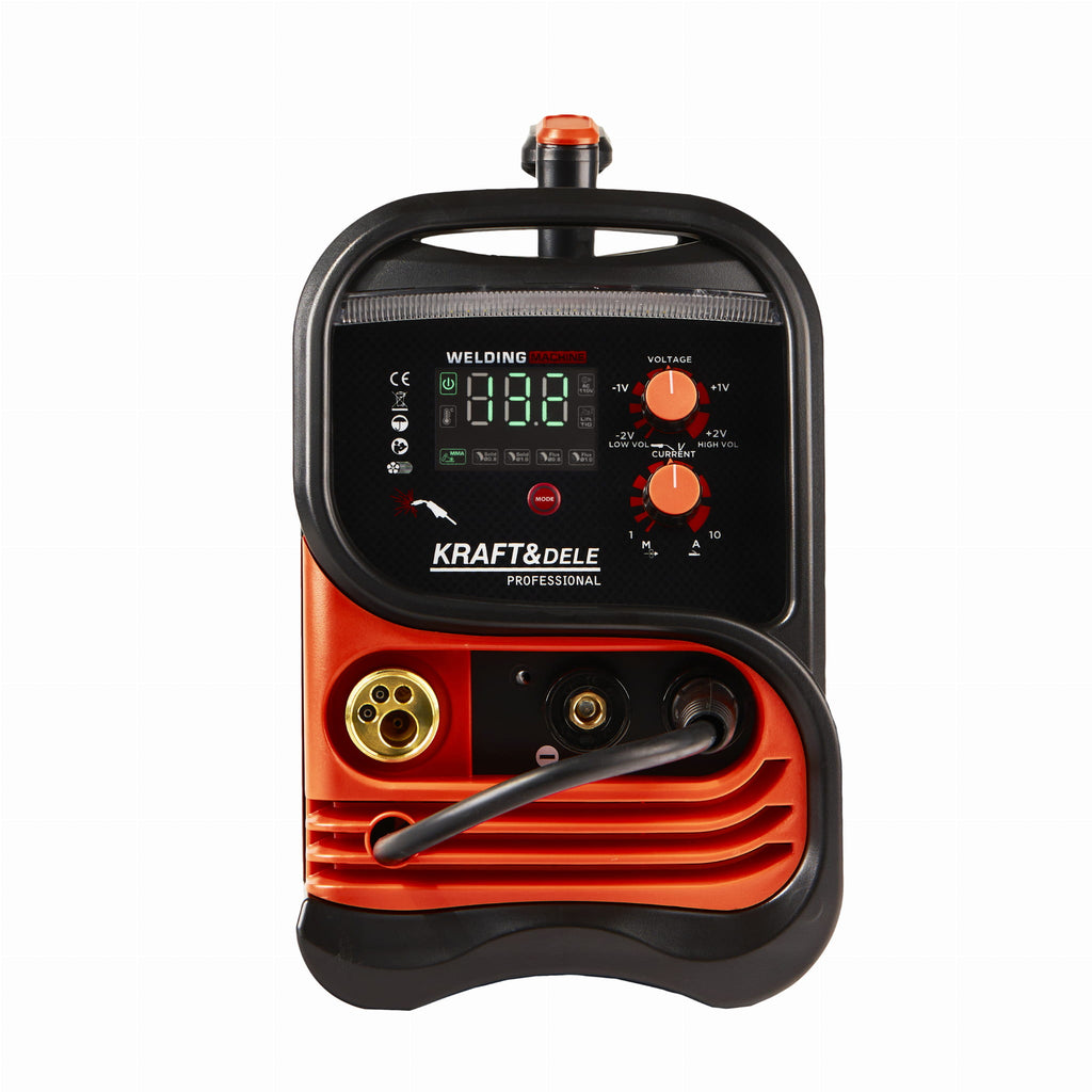 Aparat de Sudura IGBT - FLUX / MIG / MMA / TIG , Euroconector, Kraft&Dele KD1883