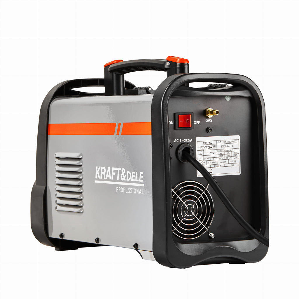 Aparat de Sudura IGBT - FLUX / MIG / MMA / TIG , Euroconector, Kraft&Dele KD1883