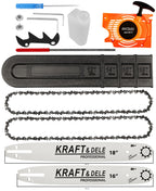 Drujba pe Benzina 2 X Lame 2 X Lanturi, 5,9 cp, Kraft&Dele KD10613