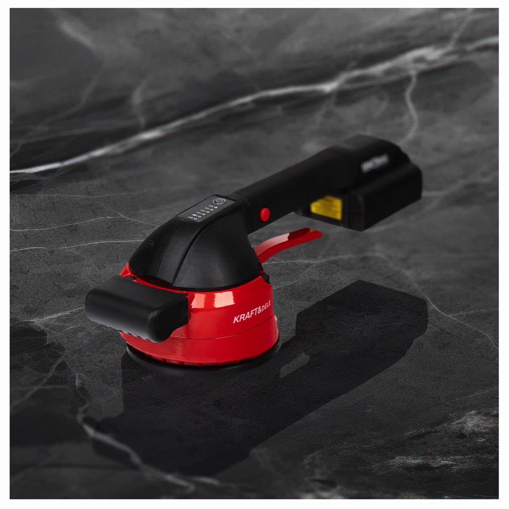 Ventuza Vibranta cu Acumulator ,50kg , 120mm, Kraft&Dele KD10792