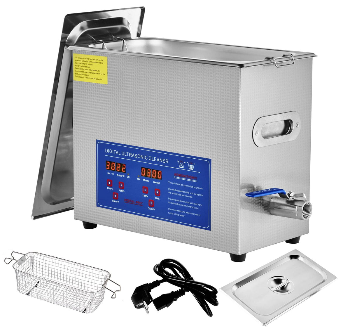 Cuva Spalare cu Ultrasunete 6,5L, Kraft&Dele KD449
