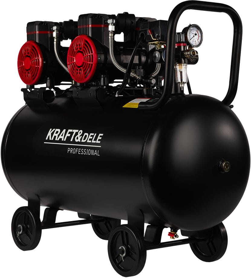 Compresor Aer fara Ulei 100L 3000W 8bar 290L/min, Kraft&Dele KD1392