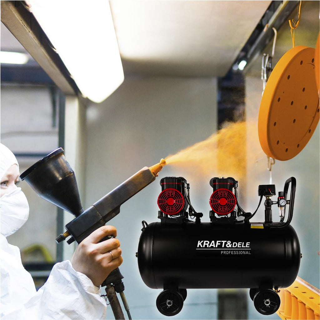 Compresor fara Ulei 100L, Kraft&Dele KD1392