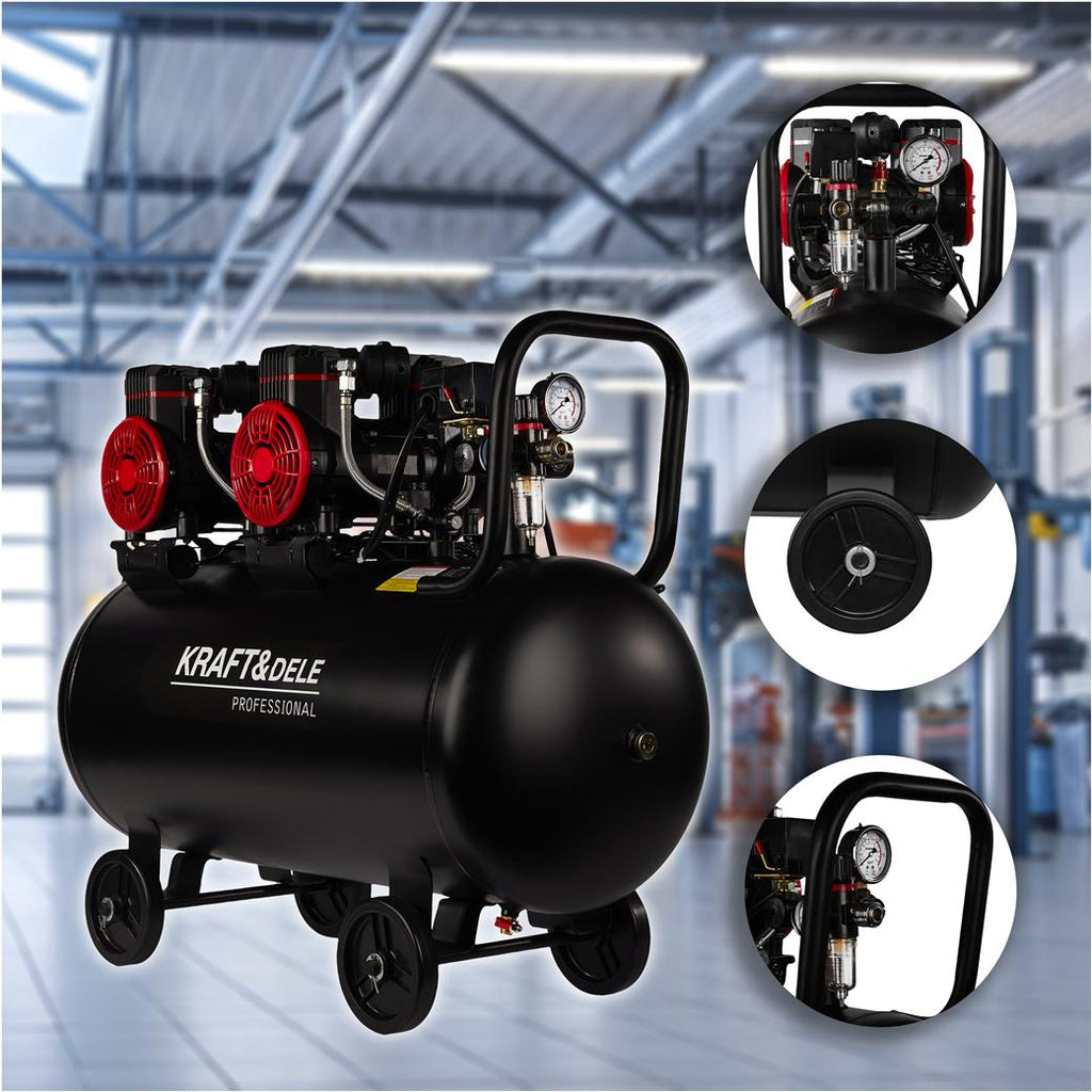 Compresor fara Ulei 100L, Kraft&Dele KD1392