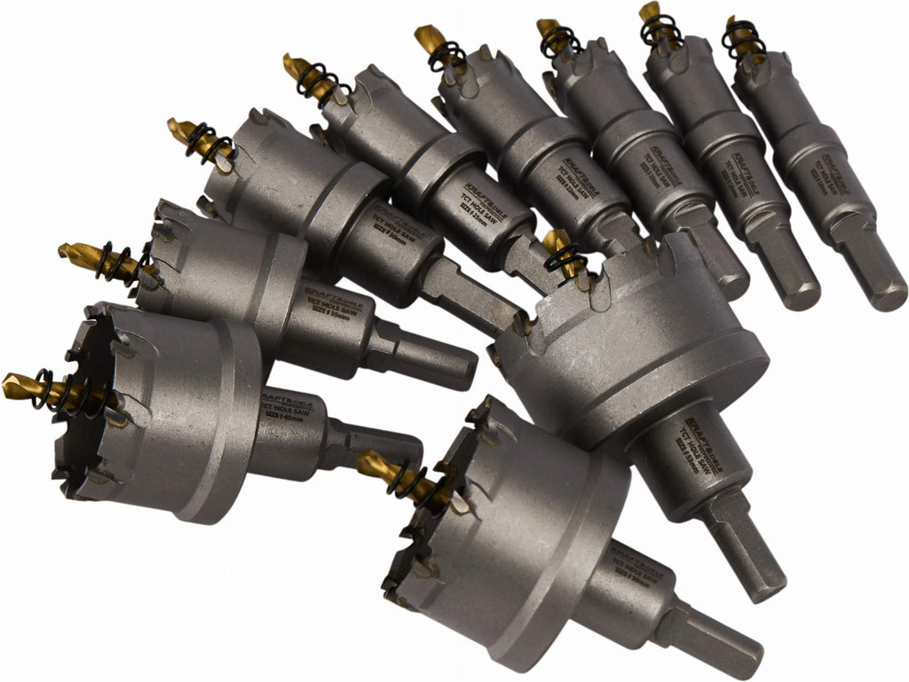 Set Carote Metal 10 Buc Diametre 16-53mm, Kraft&Dele KD10061