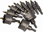 Set Carote Metal 10 Buc Diametre 16-53mm, Kraft&Dele KD10061