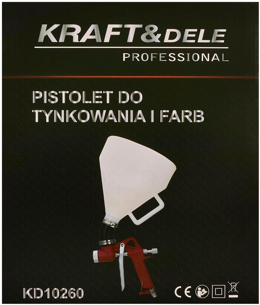 Pistol de Tencuiala 7,5L 1/4", Kraft&Dele KD10260