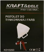 Pistol de Tencuiala 7,5L 1/4", Kraft&Dele KD10260