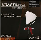 Pistol de Tencuiala 7,5L 1/4", Kraft&Dele KD10260