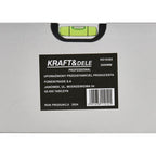 Dreptar din Aluminiu pentru Nivelare Beton cu 2 Fiole , 2m, Kraft&Dele KD10365