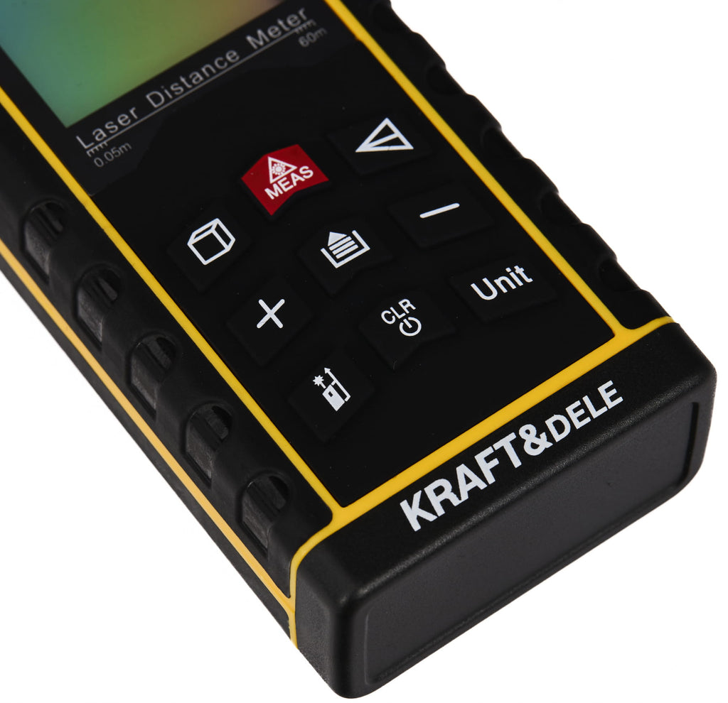 Telemetru Digital Compact cu Laser 60m, Kraft&Dele KD10406
