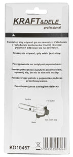 Arzator pe Gaz din Fonta cu Aprindere Piezo, Kraft&Dele KD10457