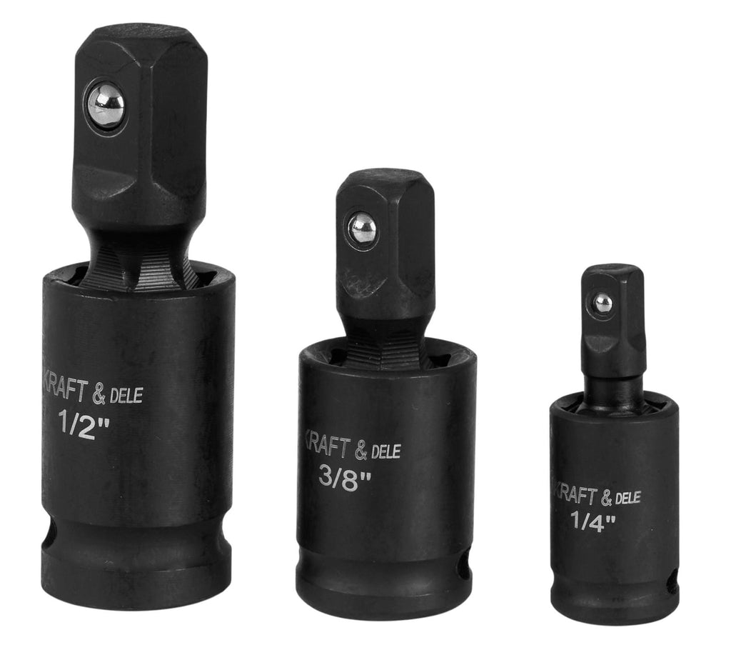 Set Tubulare Cardanice Impact 1/4" 3/8" 1/2" Otel Cr-Mo, Kraft&Dele KD10530
