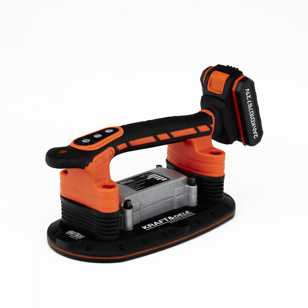 Ventuza vibranta cu acumulator 2 x 21V 2 ah , Kraft&Dele KD10767
