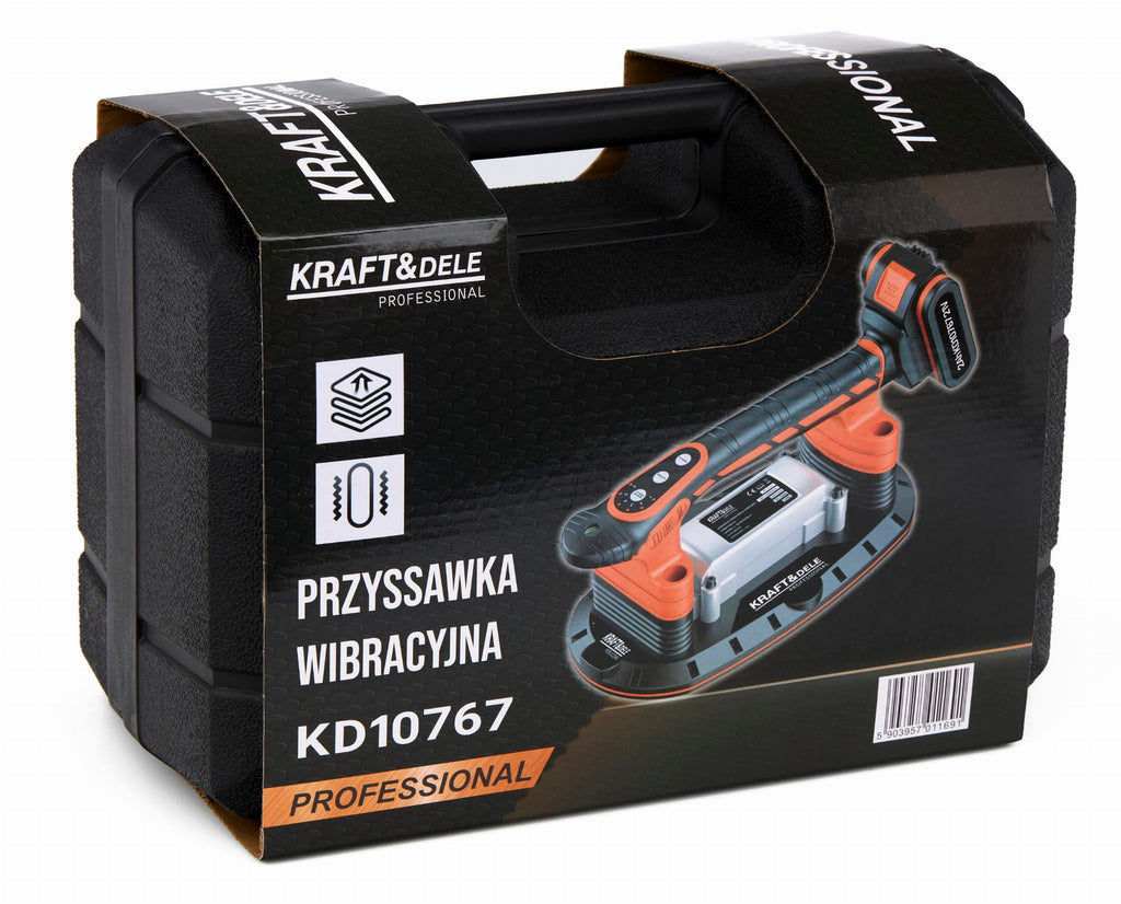 Ventuza Vibranta cu Acumulator 2 X 21V 2 Ah, Kraft&Dele KD10767