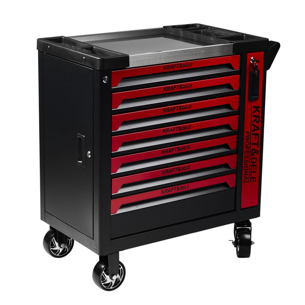 Dulap Scule 9 Sertare cu Roti Blocare, Kraft&Dele KD1078