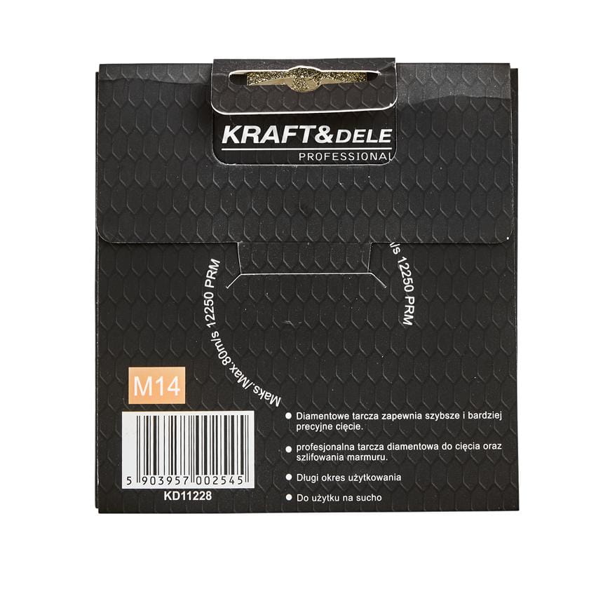 Disc Diamantat Ultrasubtire 125mm, Kraft&Dele KD11228