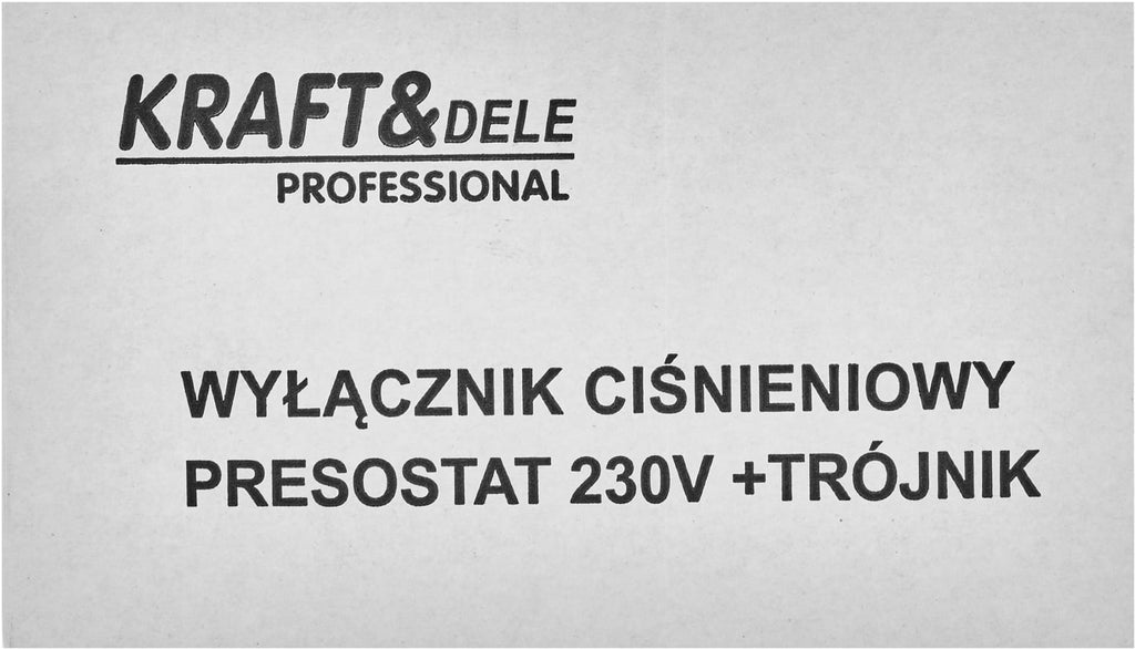 Presostat Compresor 8BAR 230V, Kraft&Dele KD11270
