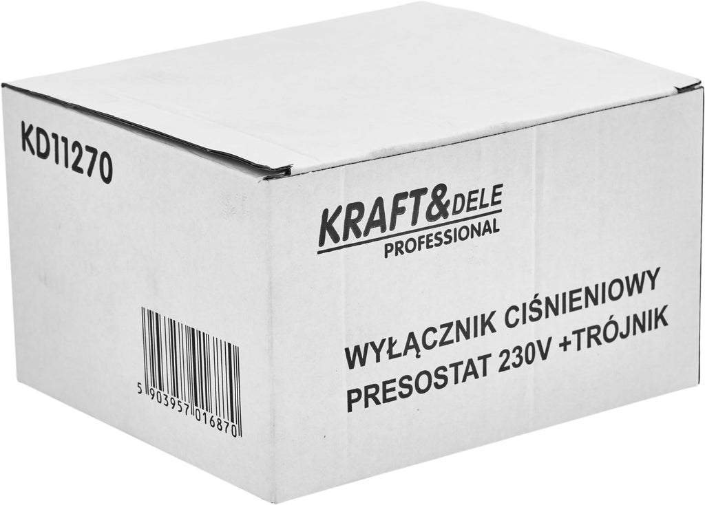 Presostat Compresor 8BAR 230V, Kraft&Dele KD11270